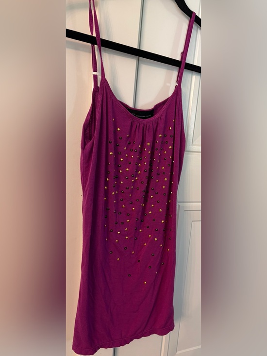 INC International Concepts Tops - Vintage INC Studded Magenta Draped Top - Size Small - Y2K